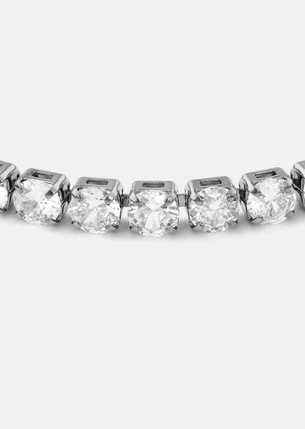 Pulsera Gloria Band 4 mm - Chapada en plata