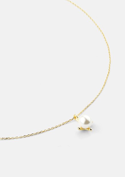 Collar North Pearl - 18k Chapado en oro