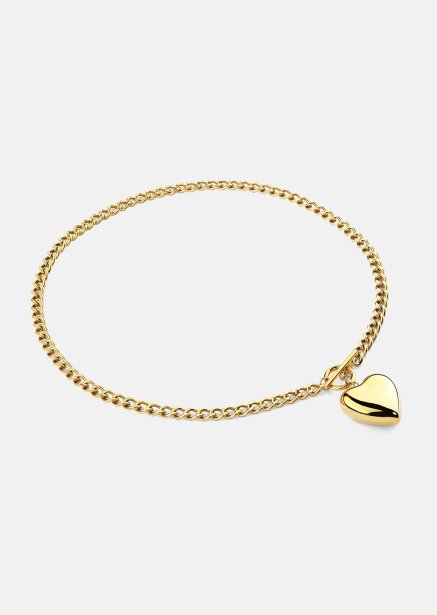 Heart of Gold Charm - 18k Chapado en oro