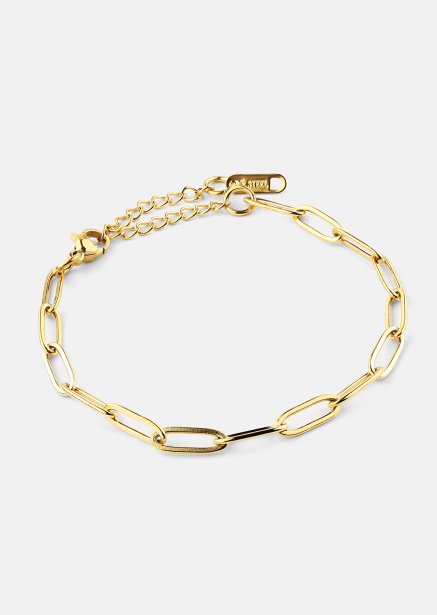 Luna Gold Chain Bracelet - 18k Chapada en oro