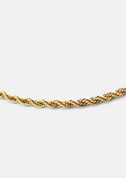 Pulsera Rope – 18k Chapada en oro