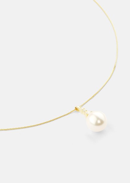 Collar Isla Pearl- 18k Chapado en oro