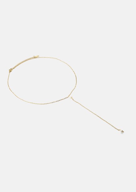 Collar Ocean Thread - 18k Chapado en oro