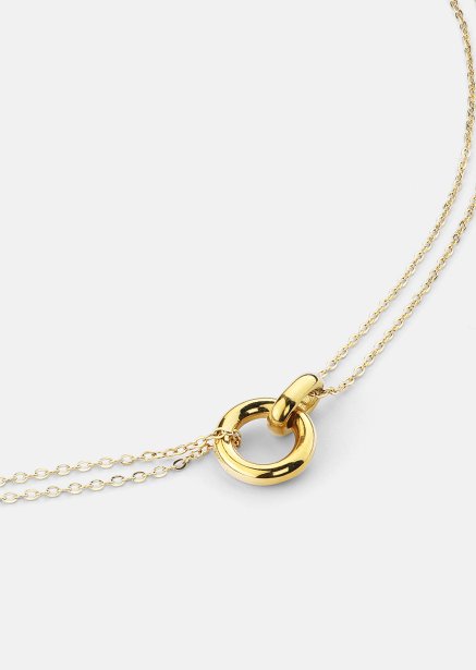 Collar Orbit – 18k Chapado en oro
