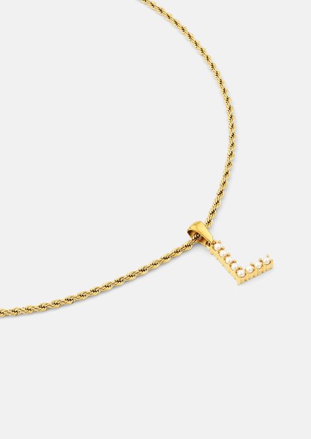 Amulet A-N Collar – 18k Chapado en oro