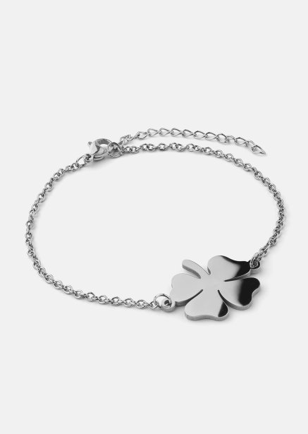 Pulsera Trébol de Cuatro Hojas – Chapada en plata