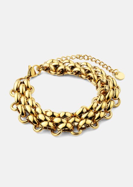 Pulsera Power Link - 18k Chapada en oro