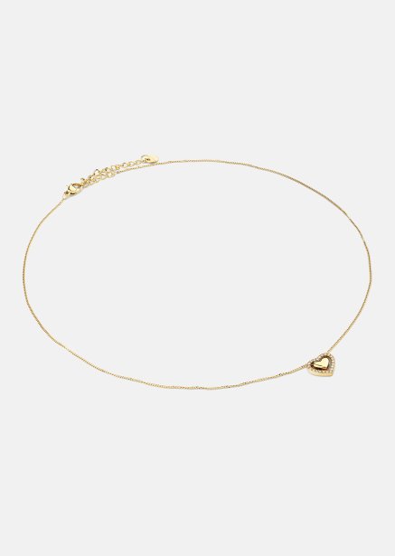 Collar Golden Heart - 18k Chapado en oro