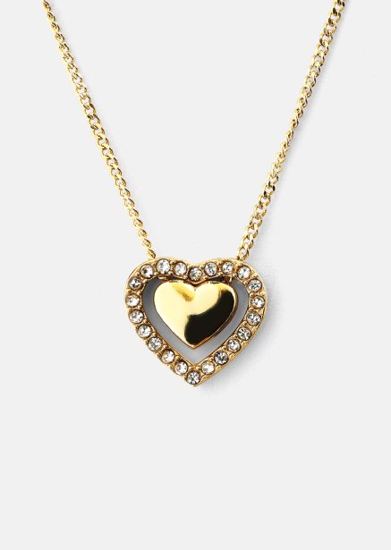 Collar Golden Heart - 18k Chapado en oro
