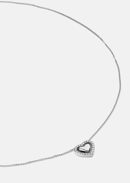 Collar Heart Glow – Chapado en plata