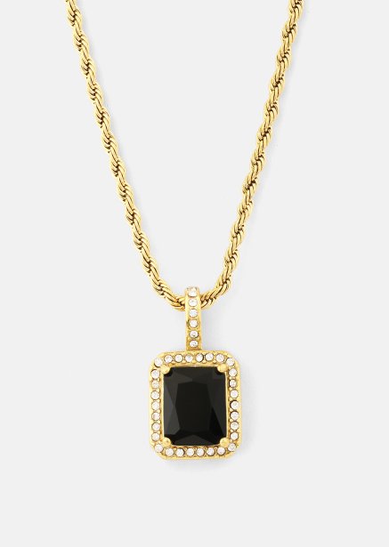 Collar Black Luxe - 18k Chapado en oro