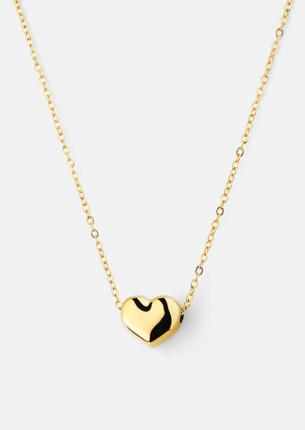 Collar Heart of Gold – 18k Chapado en oro