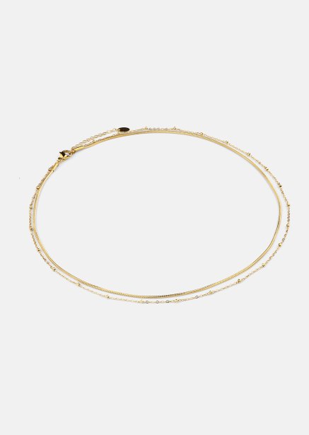 Collar Duo Grace – 18k Chapado en oro