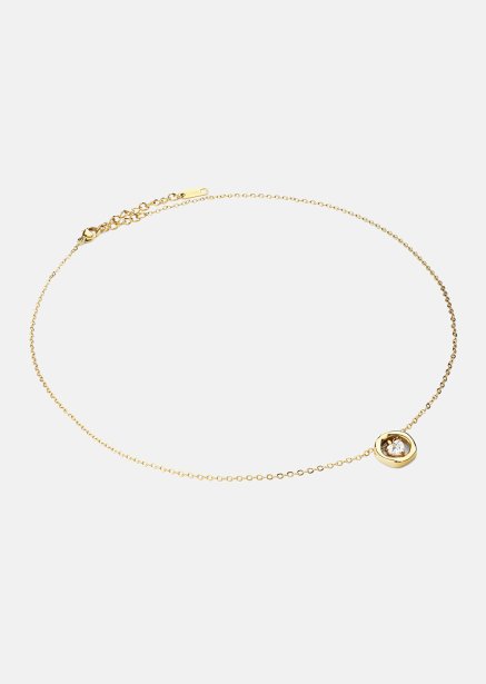 Collar Golden Heart – 18k Chapado en oro