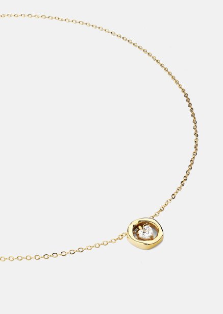 Collar Golden Heart – 18k Chapado en oro
