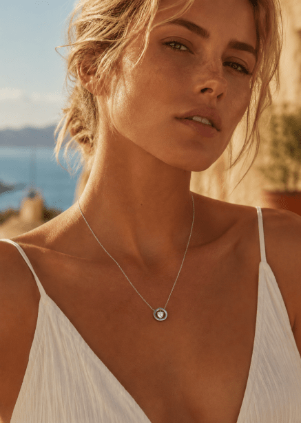 Collar Silver Heart – Chapado en plata