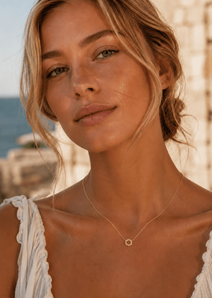 Pendiente Stella - 18k Chapado en oro