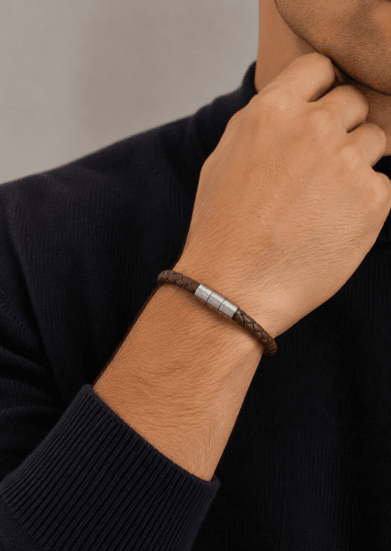 Pulsera de cuero Iron Heritage