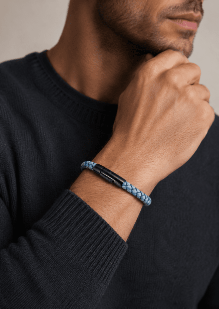 Pulsera de cuero Ocean Weave