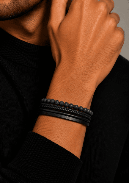 Pulsera de cuero Titan Tapestry