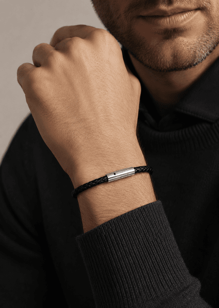 Pulsera de cuero Velor Crest