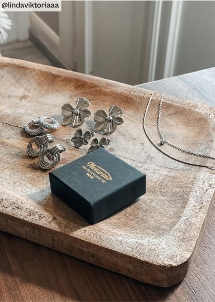 Collar Celeste – Chapado en plata