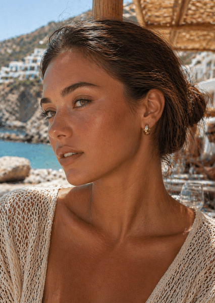 Pendientes Bold Mini – 18k Chapados en oro