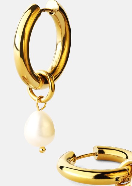 Pendiente Pearl Drop - 18k Chapado en oro