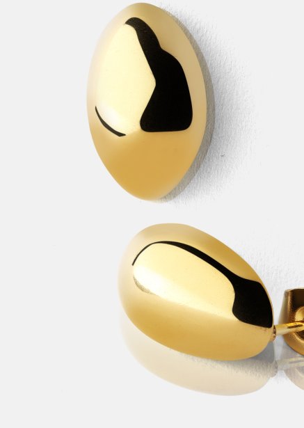 Pendiente Chic Hoops - 18k Chapado en oro
