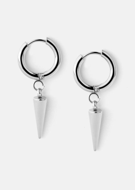 Pendiente Spike – Chapado en plata