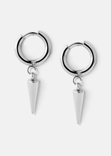 Pendiente Spike – Chapado en plata