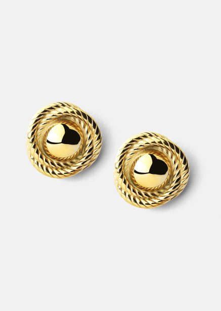 Pendiente Regal Twist - 18k Chapado en oro