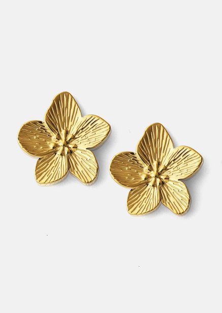 Pendiente Blossom - 18k Gold Plated