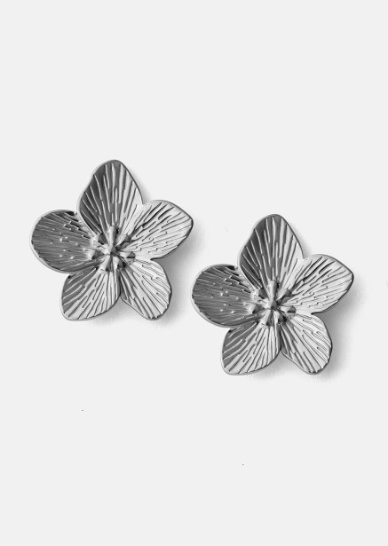 Pendiente Blossom - Chapado en plata