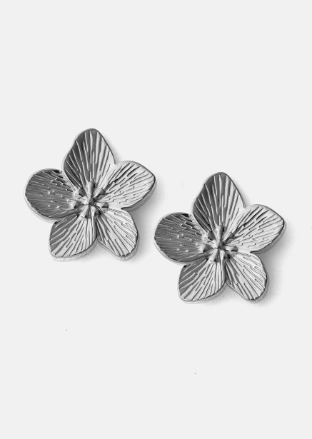 Pendiente Blossom - Chapado en plata