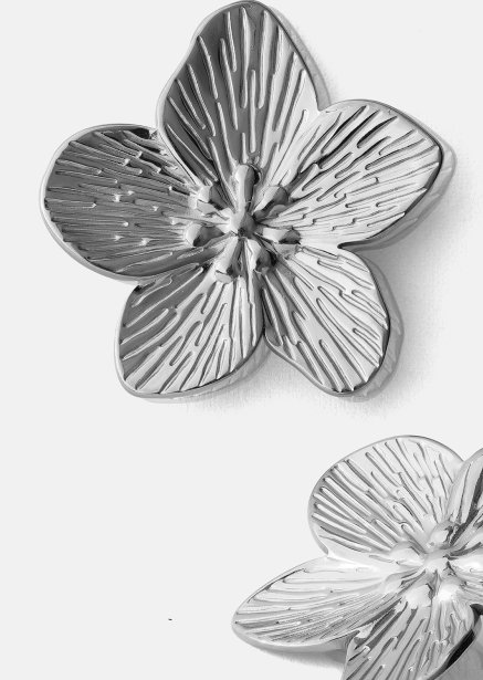 Pendiente Blossom - Chapado en plata