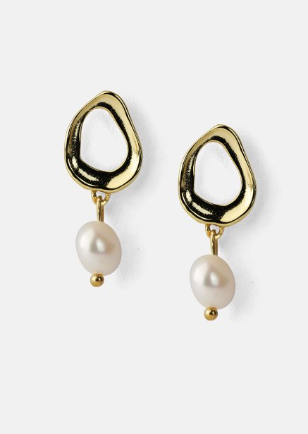 Pendora Pendientes – 18k Chapados en oro