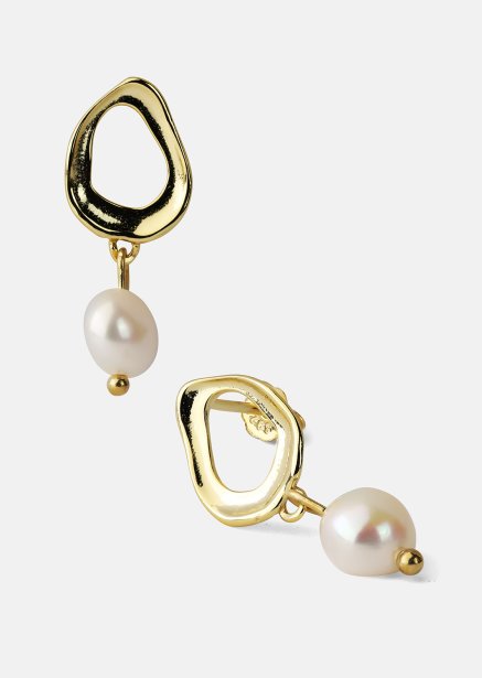 Pendora Pendientes – 18k Chapados en oro