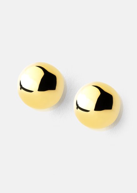 Orb Earrings - 18k Chapados en oro