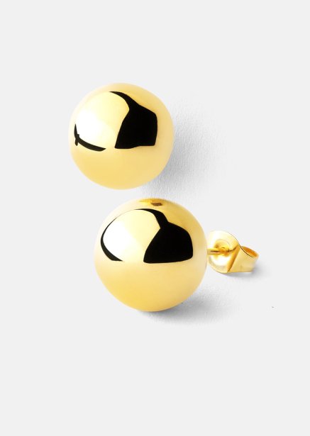 Orb Earrings - 18k Chapados en oro