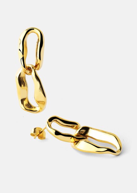 Cascada Pendiente - 18k Chapado en oro