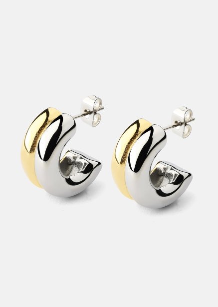 Pendiente Duo Glow - 18k Chapado en oro