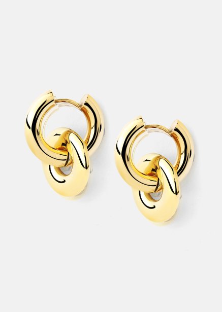 Pendientes Chunky Link– 18k Chapados en oro