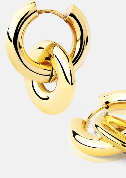Pendientes Chunky Link– 18k Chapados en oro