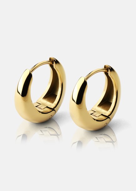 Pendientes Bold Mini – 18k Chapados en oro