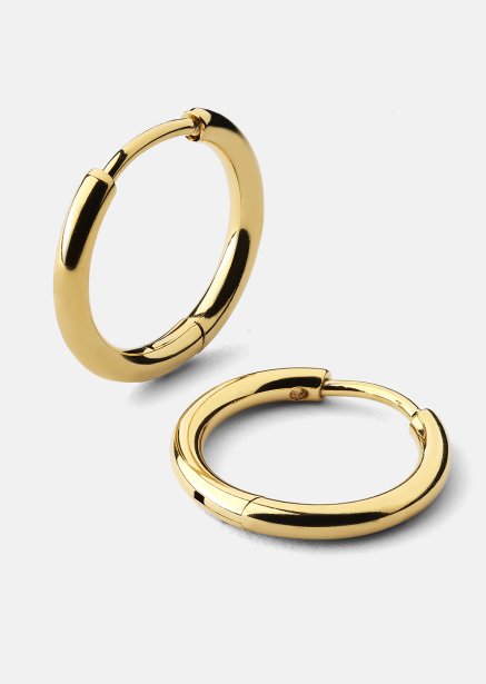 Pendiente Creoler - 18k Chapado en oro
