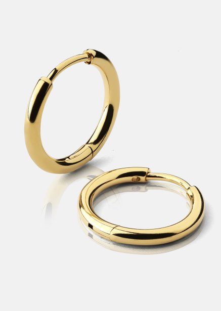 Pendiente Creoler - 18k Chapado en oro