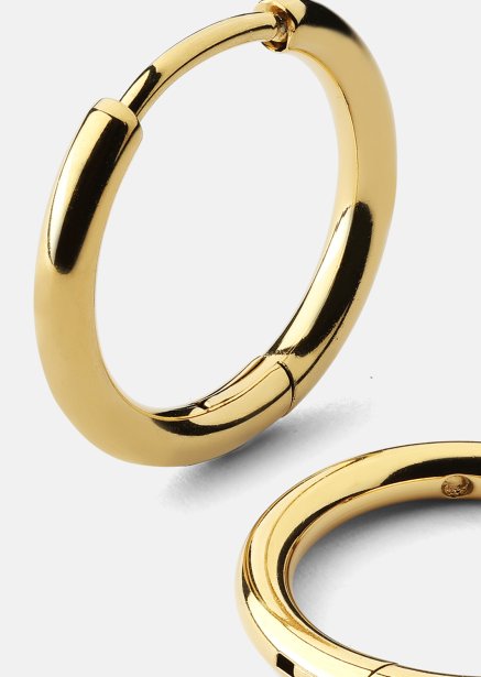 Pendiente Creoler - 18k Chapado en oro