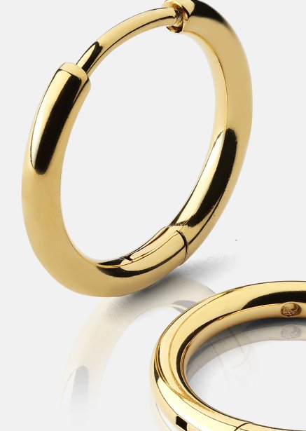 Pendiente Creoler - 18k Chapado en oro