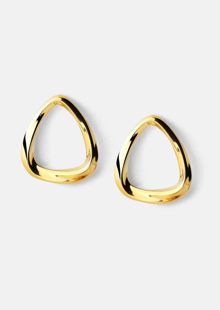 Pendientes Flow – 18k Chapados en oro